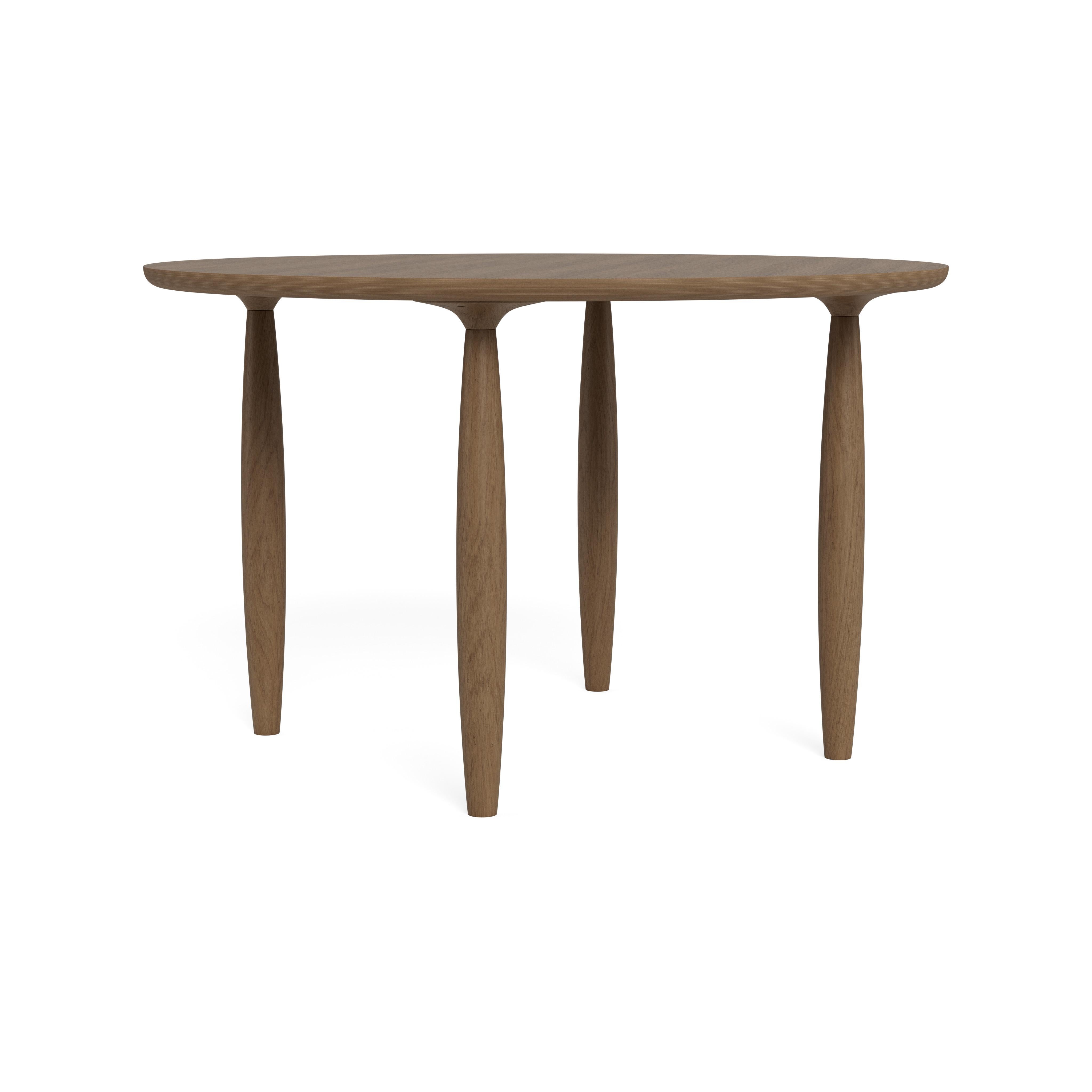 Danish Oku Round 120 Natural Oak Dining Table by NORR11