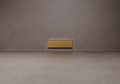 Okumé Plywood and Brass Zenale Cabinet by Dainelli Studio Atelier