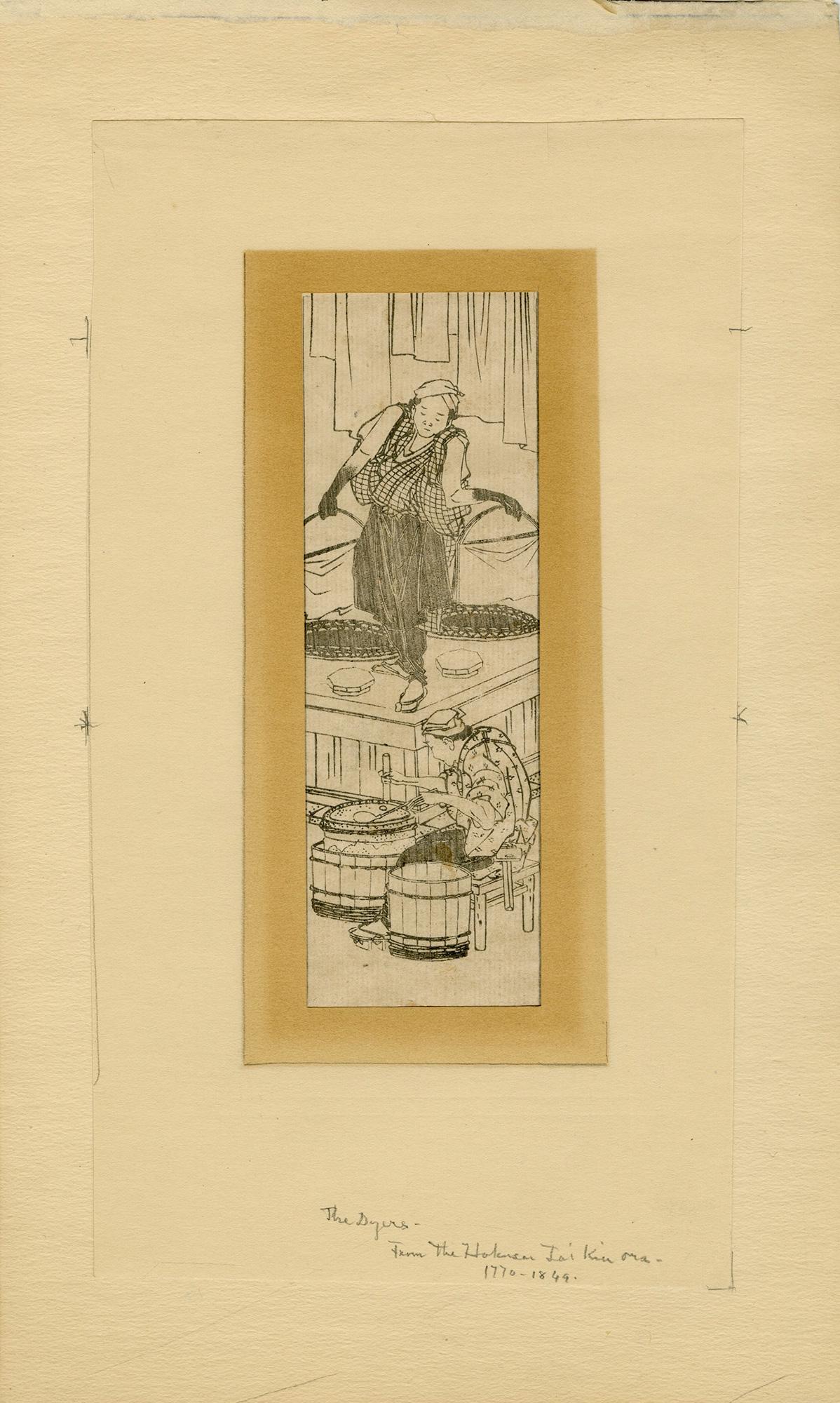 Papel para teñir - Print de Okumura Masanobu