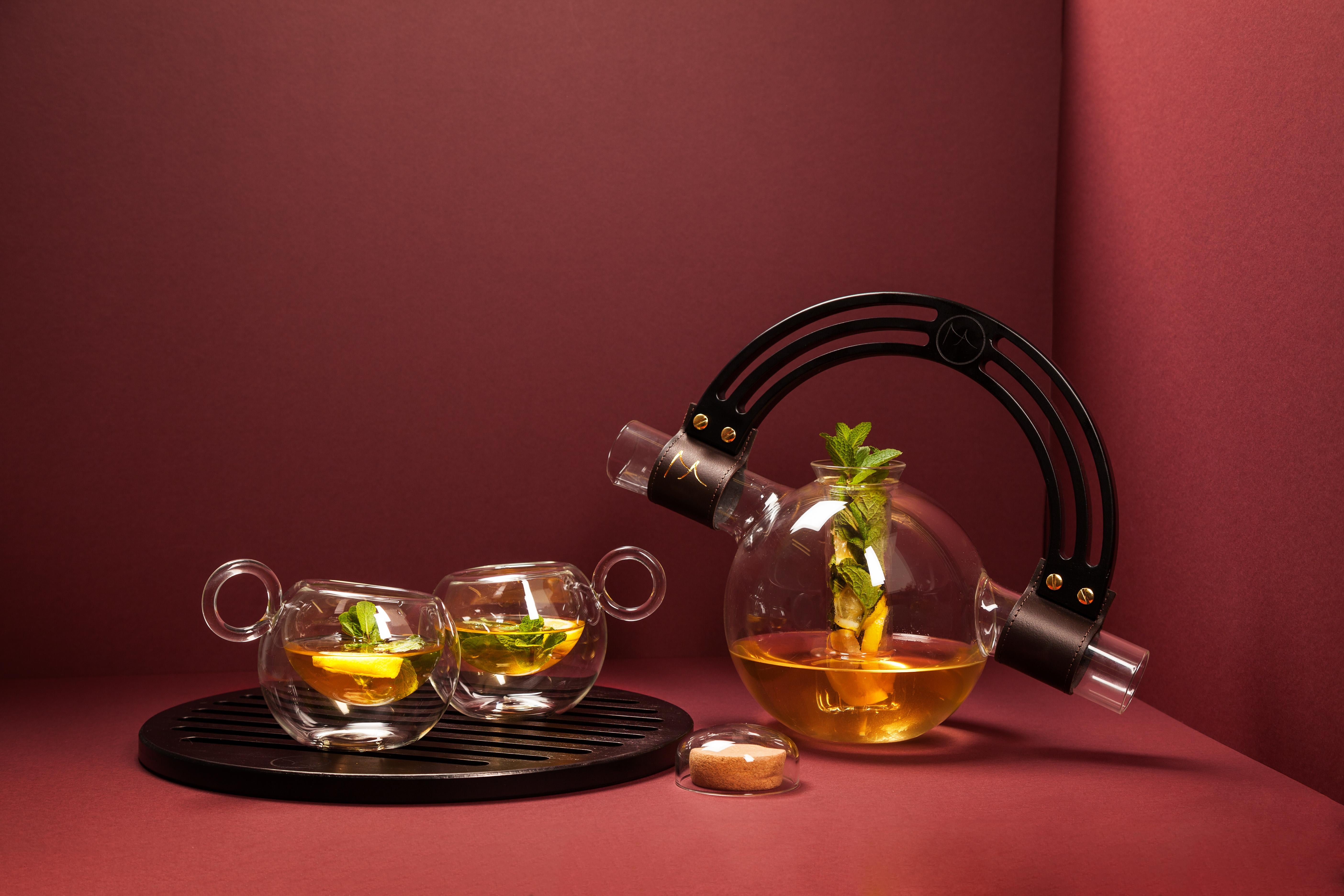 Modern Okuta Tea Set by Miminat Designs For Sale