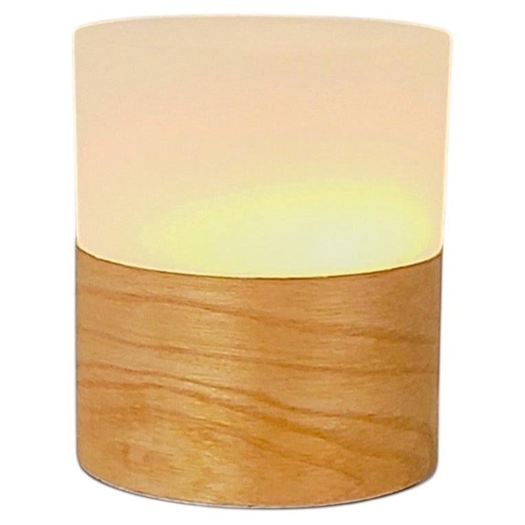 Ola - Handcrafted Portable Table Lamp by Jason Robinson, Birch, 2022 For Sale