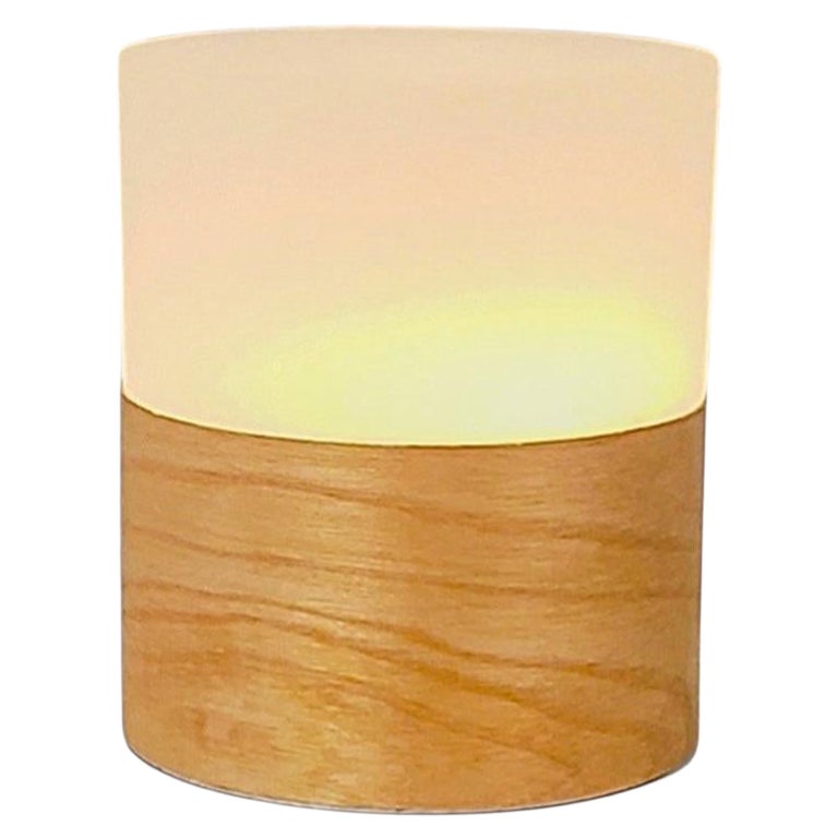 Ola - Handcrafted Portable Table Lamps (Set of 2) by Jason Robinson, Birch, 2022 For Sale