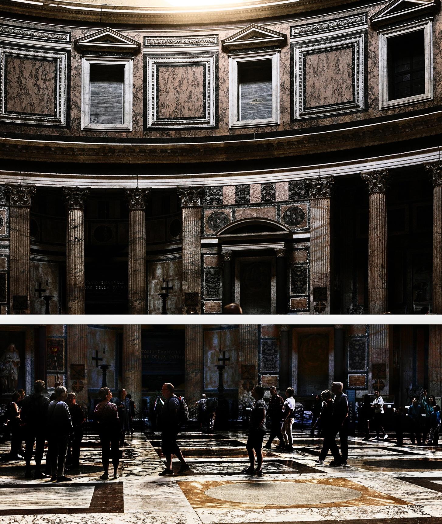 Pantheon 128 AD II Ola Kolehmainen, Zeitgenössisch, Geometrie, Architektur, Kunst im Angebot 4