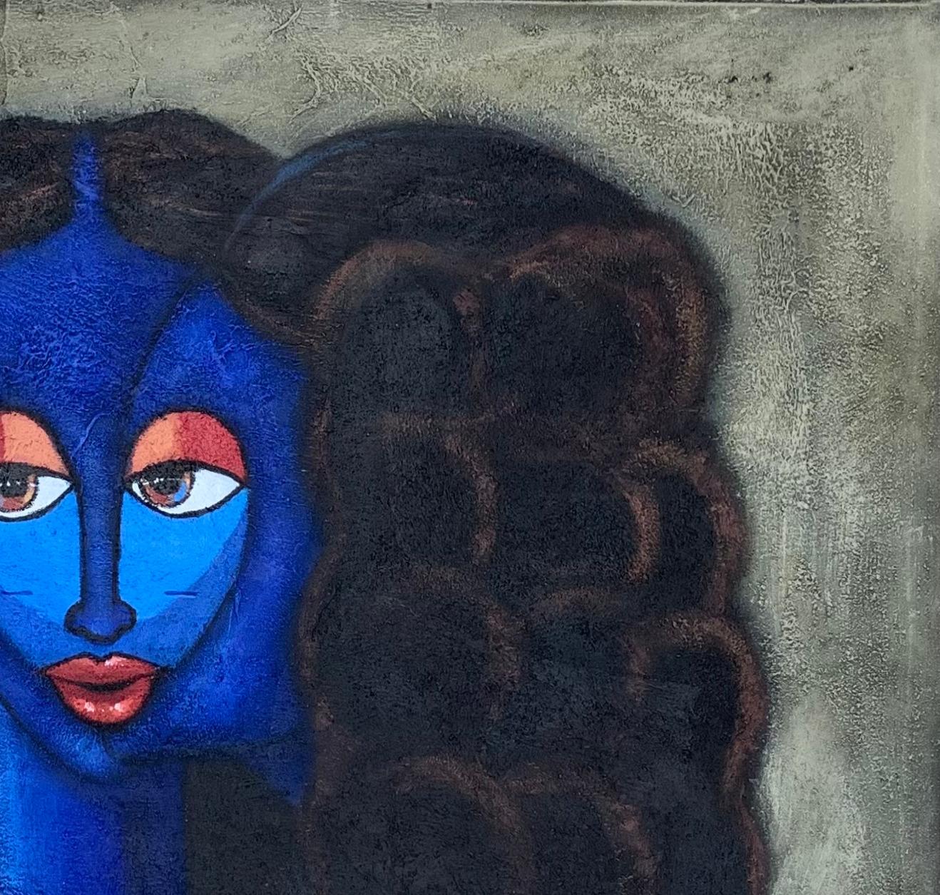 Oladimeji Alabi, ein nigerianischer zeitgenössischer Künstler, schuf ein zum Nachdenken anregendes Kunstwerk mit dem Titel 