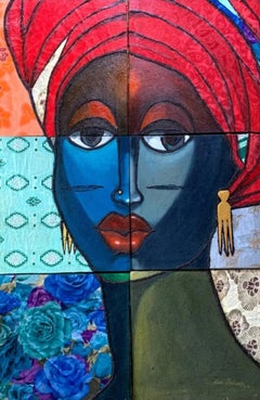 Tal Como Eres 2 - Siglo XXI, Figurativo, Técnica mixta, Mujer, África