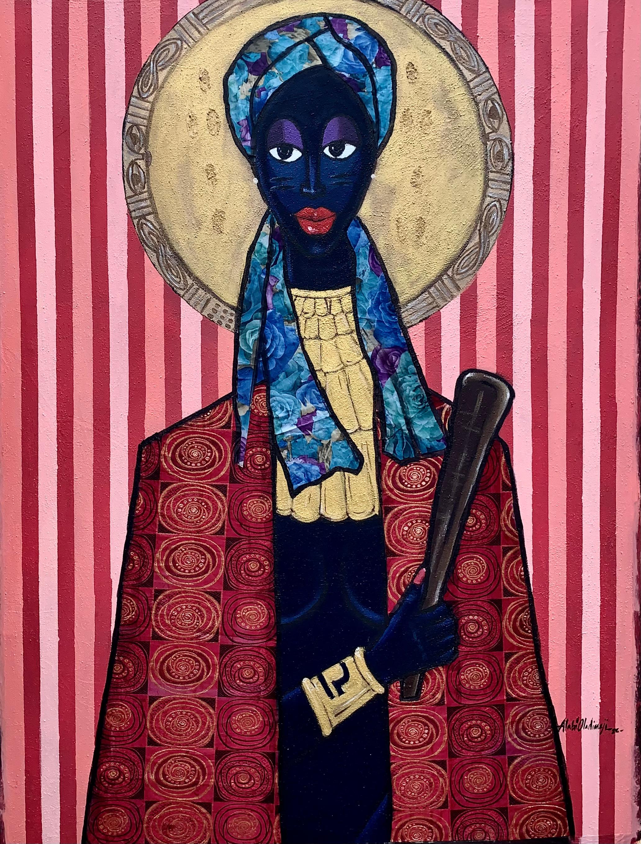 Símbolo de recuerdos - Mixed Media Art de Oladimeji Alabi