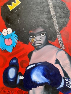 Everything Affects Everything 1 -21st Century, Contemporary, Figurative, Boxing
