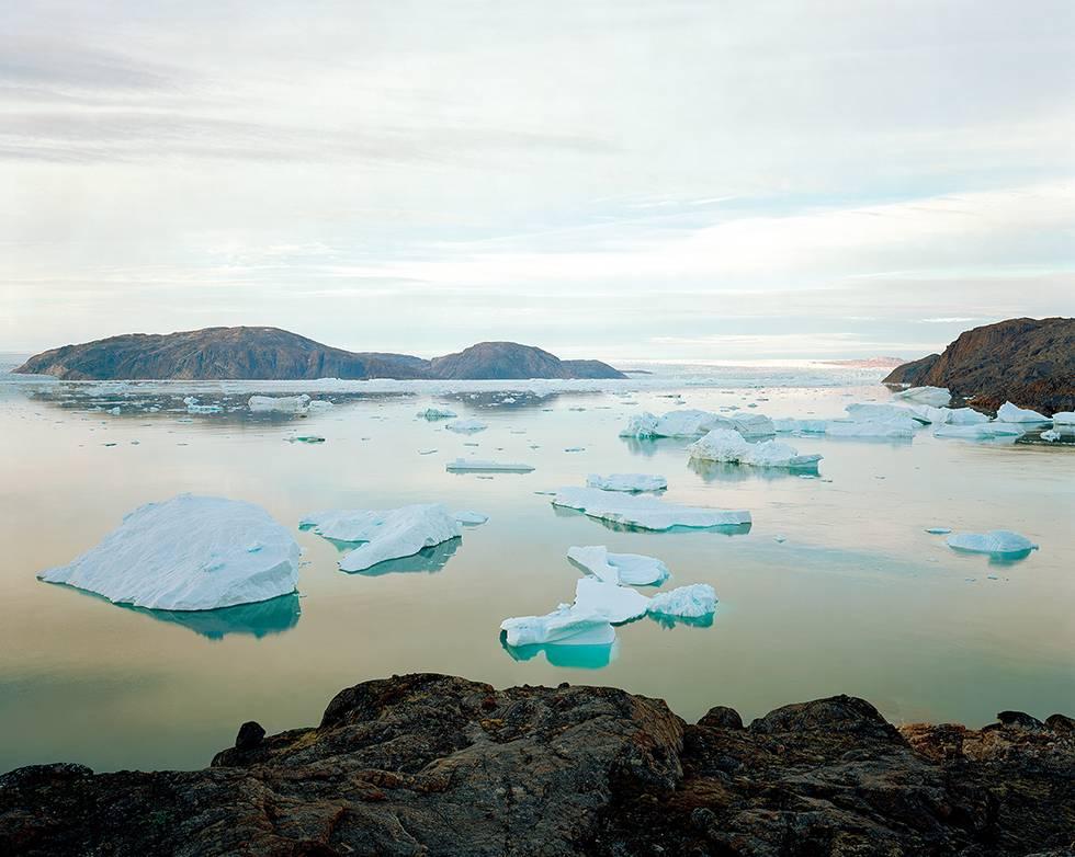 Landscape Print Olaf Otto Becker - Nuluk, Giesecke Icefjord