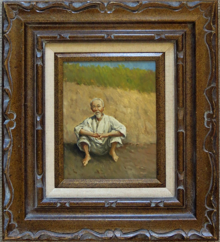 Olaf Palm Seated Figure For Sale at 1stDibs