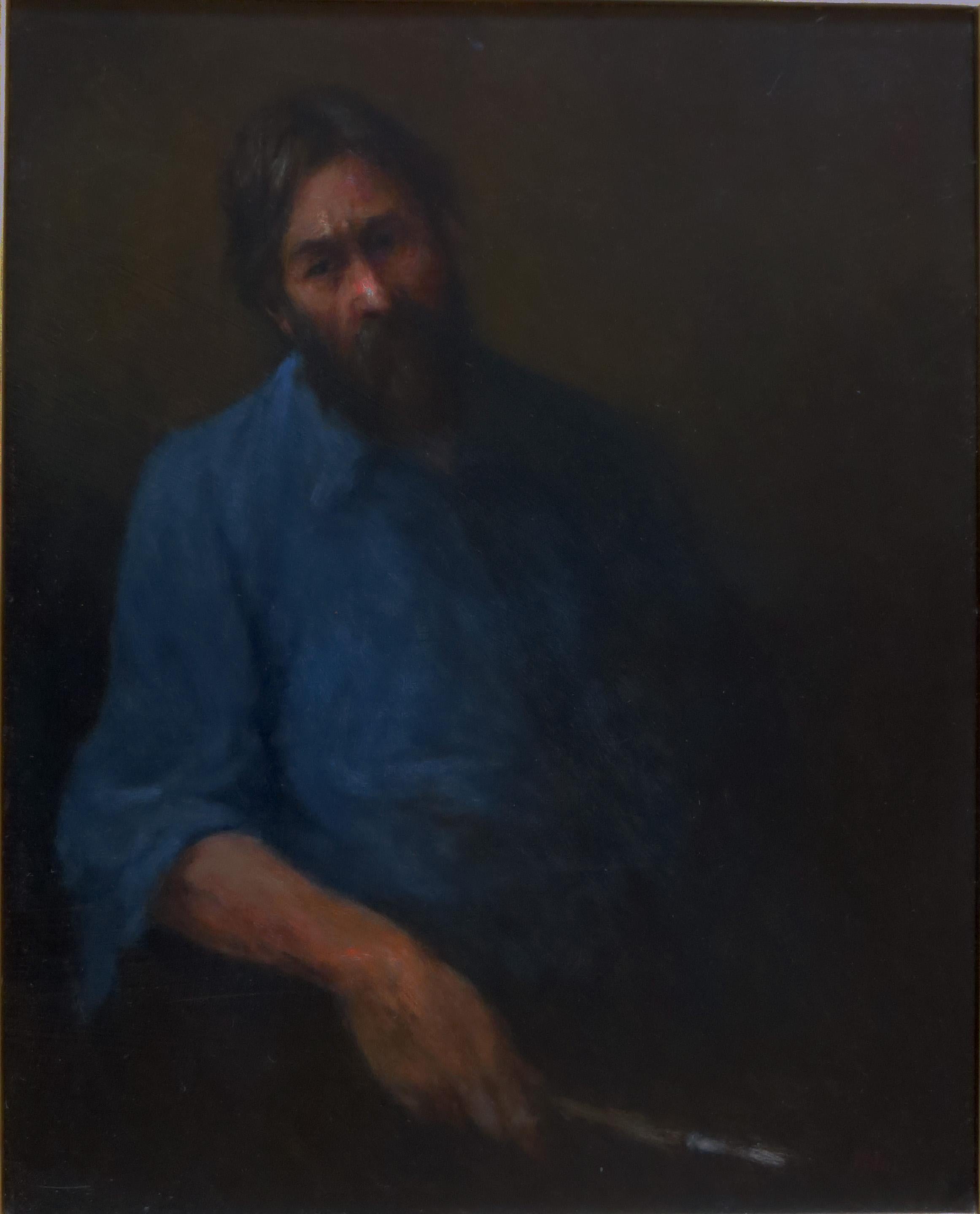 Olaf Palm Portrait Painting - Self Portrait
