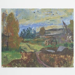 Olaf Rude, Landscape Painting, Bornholm, Denmark