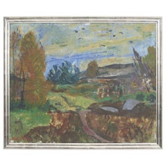 Olaf Rude, Landscape Painting, Bornholm, Denmark