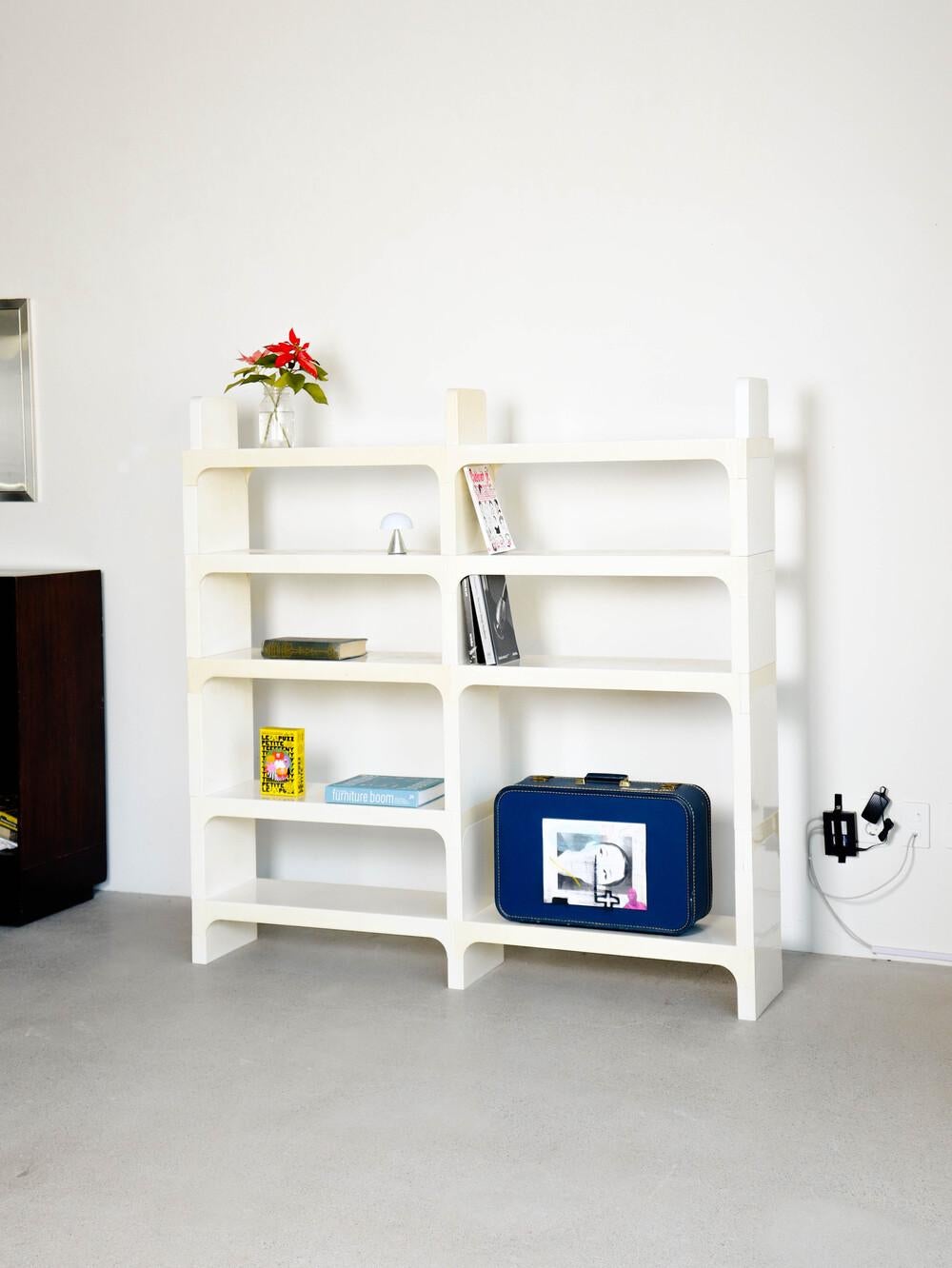 Space Age Olaf Von Bohr ABS Plastic Bookcase for Kartell
