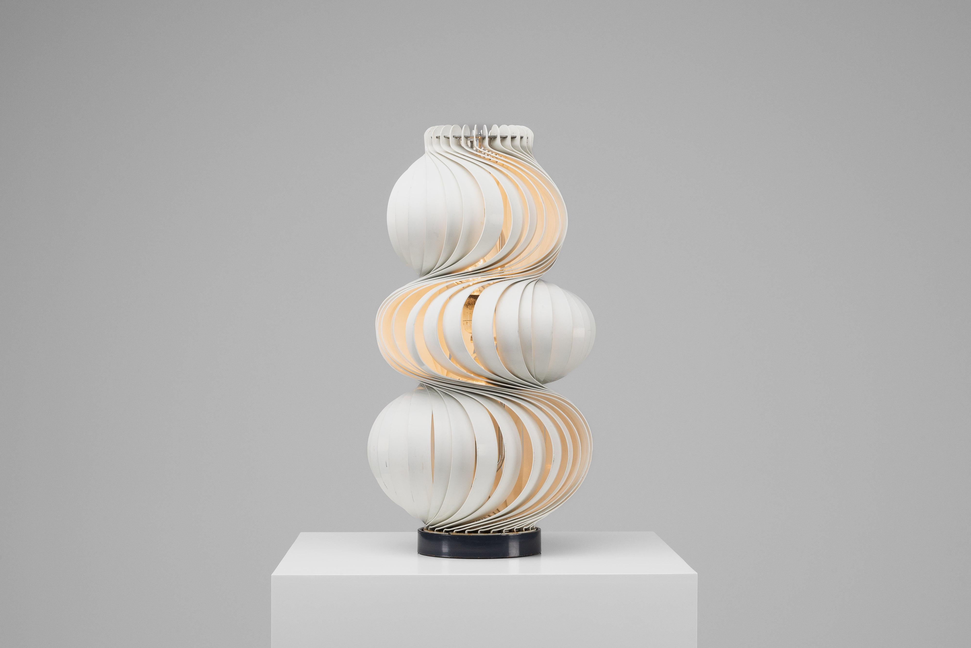Cold-Painted Olaf von Bohr Medusa table lamp Valenti Italy 1968 For Sale