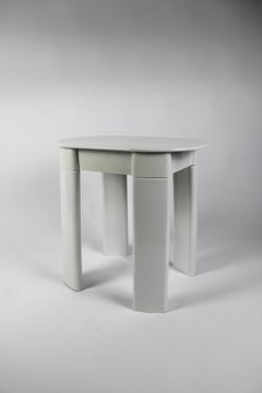 Olaf Von Bohr Side Table Space Age Stool Gedy Plastic Italy 1970's
