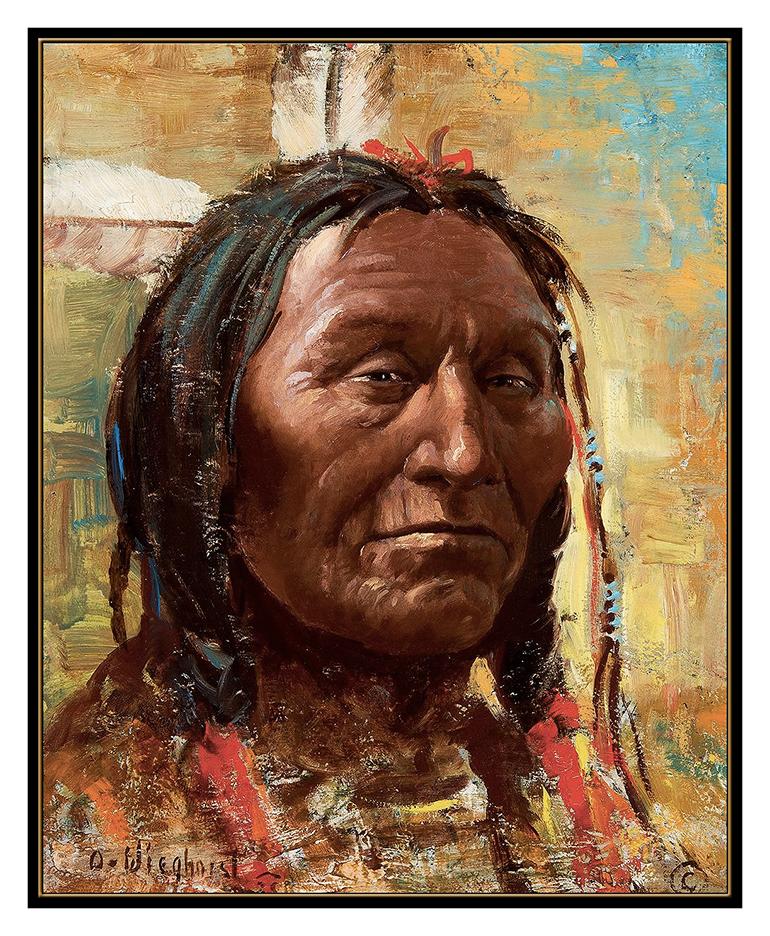 native american oil paintings