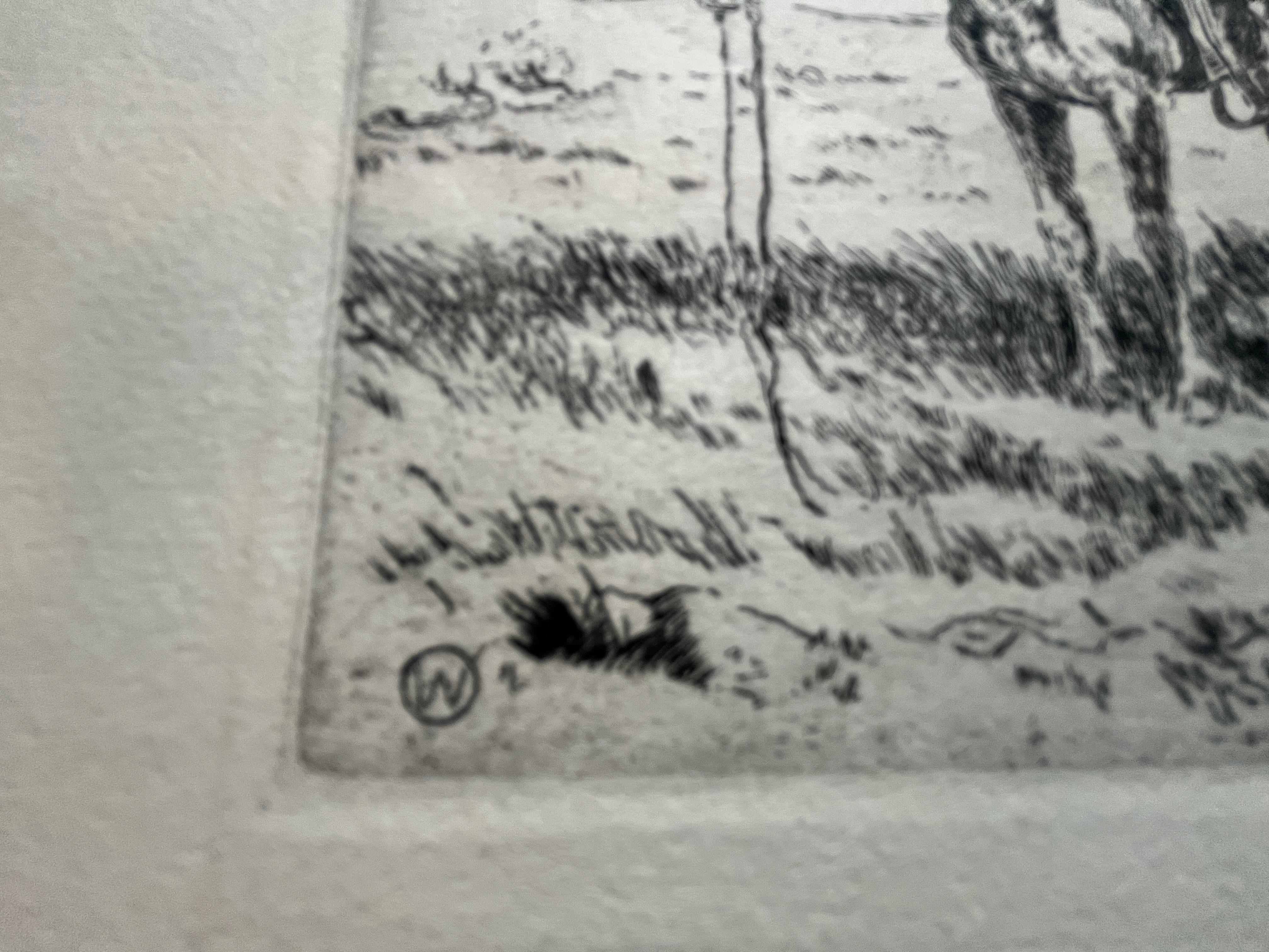 Resting The Horses - Print by Olaf Wieghorst