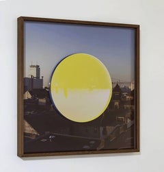 Your reversed Berlin sphere, ed. 13/40, 2016, Color-print, glass, wood
