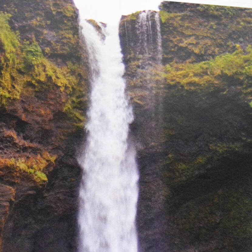 Contact is content at Seljalandsfoss, Contemporary, 21st Century, C Print For Sale 1
