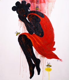 Inocencia fracturada - Siglo XXI, Contemporáneo, Abstracción figurativa, África