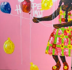 Hope Not Lost - 21. Jahrhundert, Zeitgenössisch, Figurative Abstraktion, Ballon