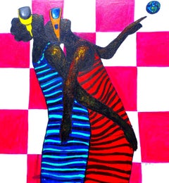 Into Lo Desconocido 2 -Siglo XXI, Contemporáneo, Abstracción Figurativa, África
