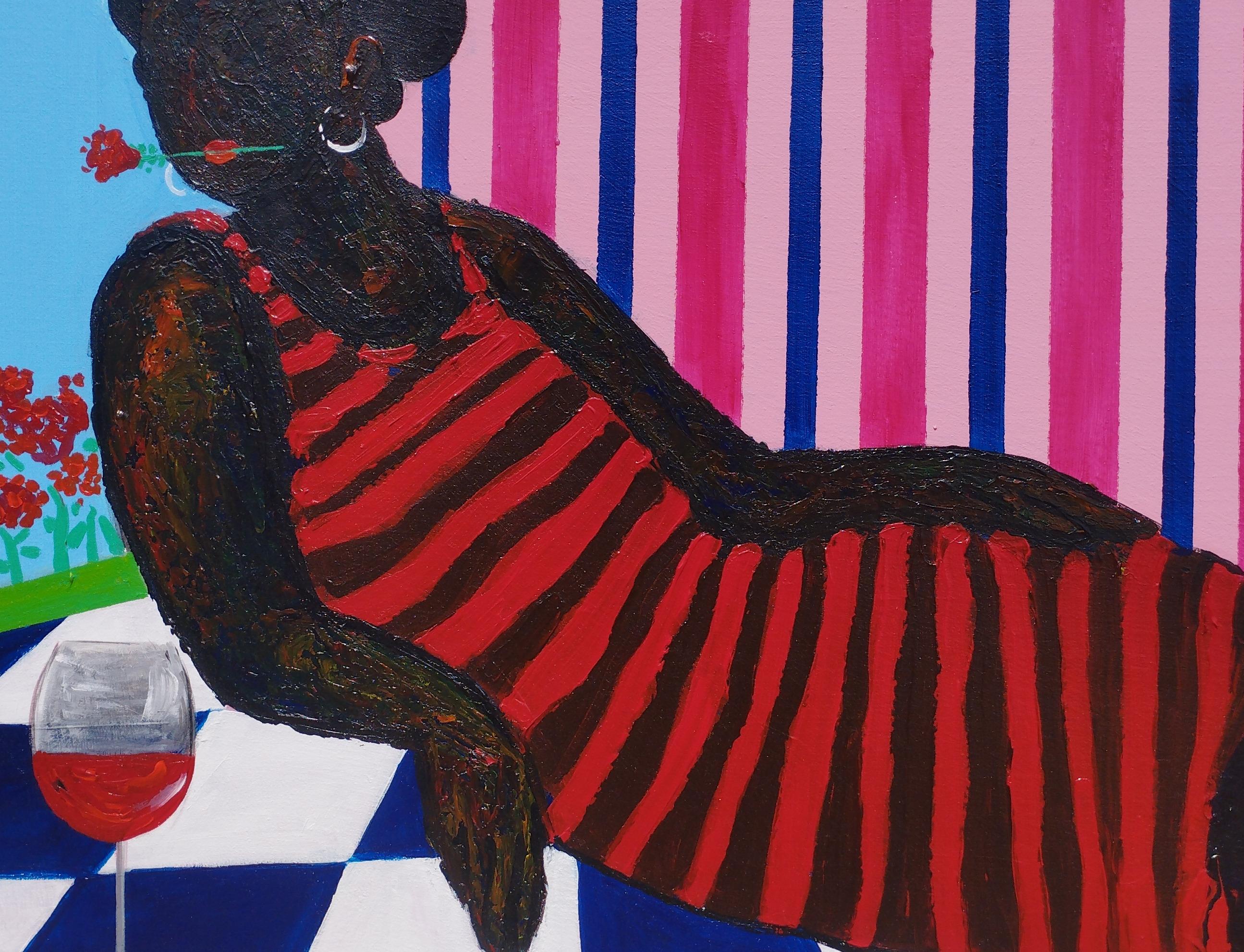 La Dolce Vita (The Sweet Life) - 21st Century, Contemporary, Figurative, Africa For Sale 1
