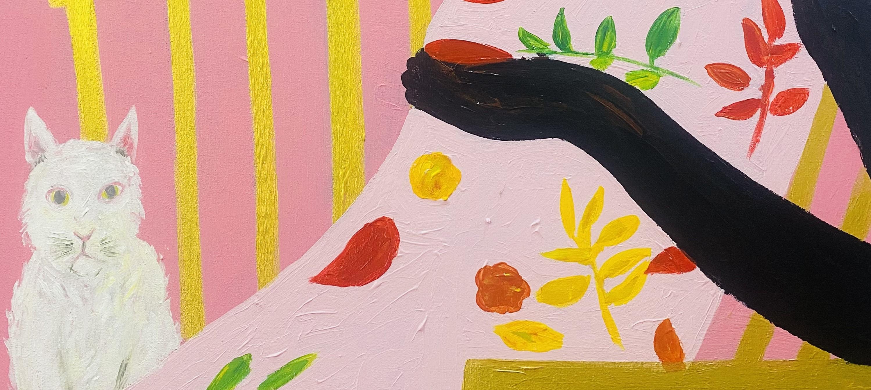 Meditation (Abstrakter Expressionismus), Painting, von Olajide Kuti