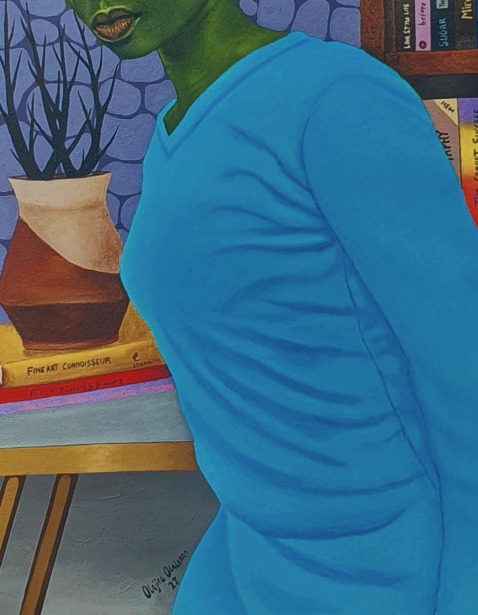 Eccezionale - Painting Contemporaneo di Olajire Olalekan