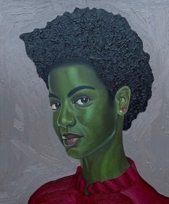 Weekend To Remeber - 21st Century, Contemporary, Realist Portrait, Black Woman