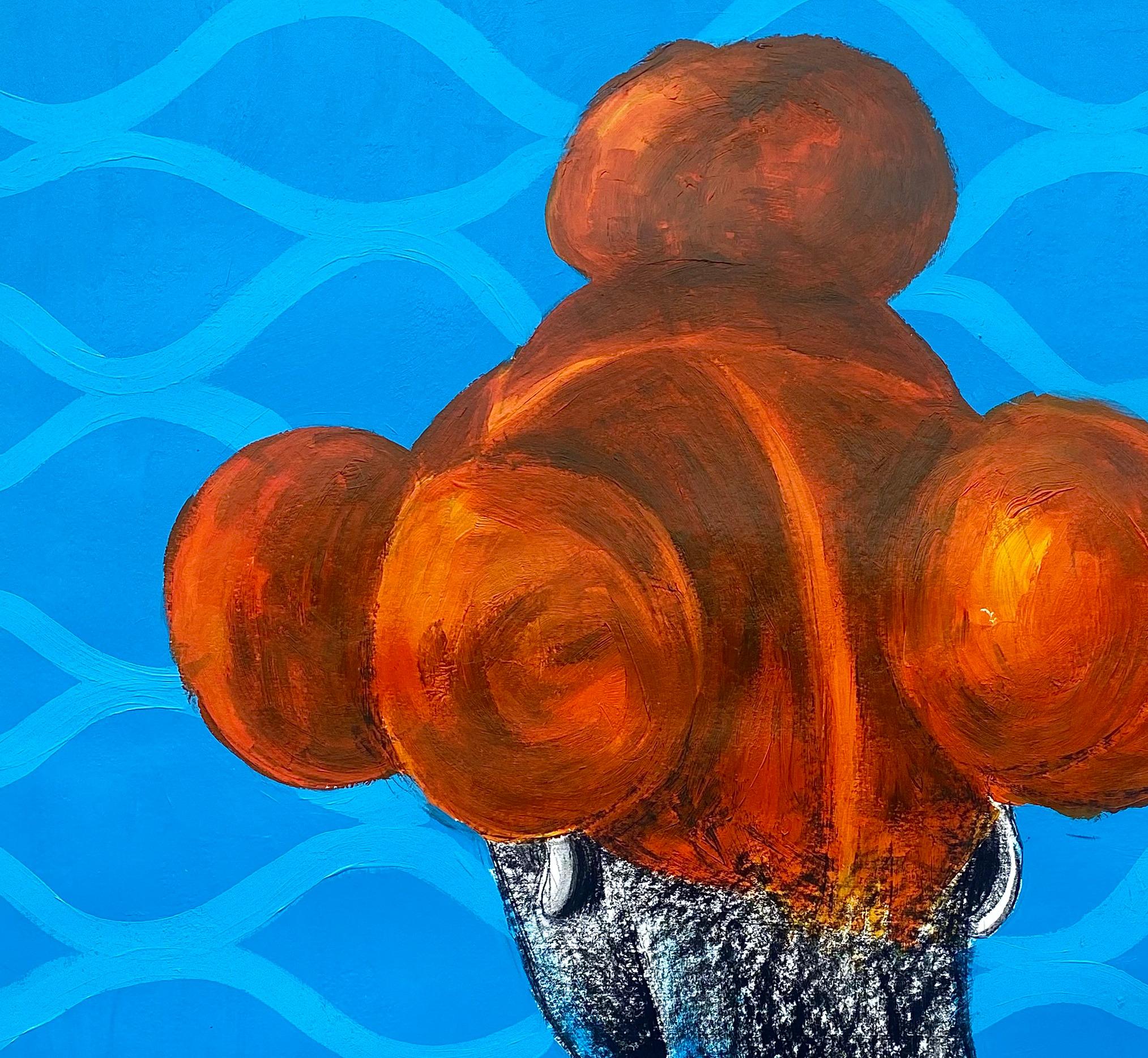 Adesewa - Contemporary Mixed Media Art by Olalekan Odunbori