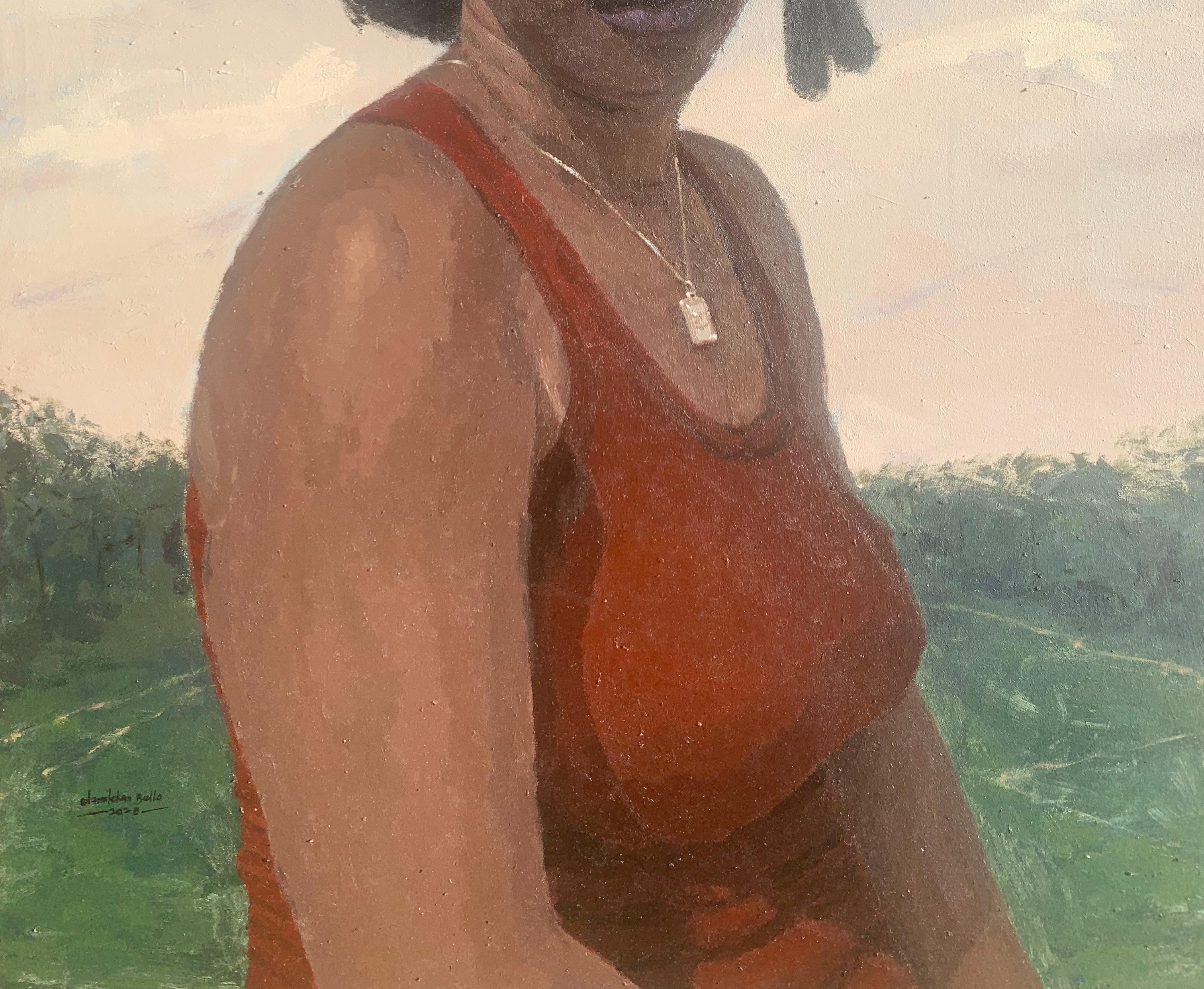 Abike (Expressionismus), Painting, von Olamilekan Bello