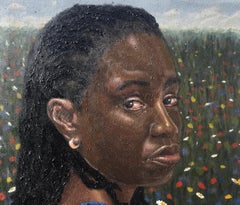 Signora matura - 21° secolo, Contemporaneo, Ritratto figurativo, Donne, Nature
