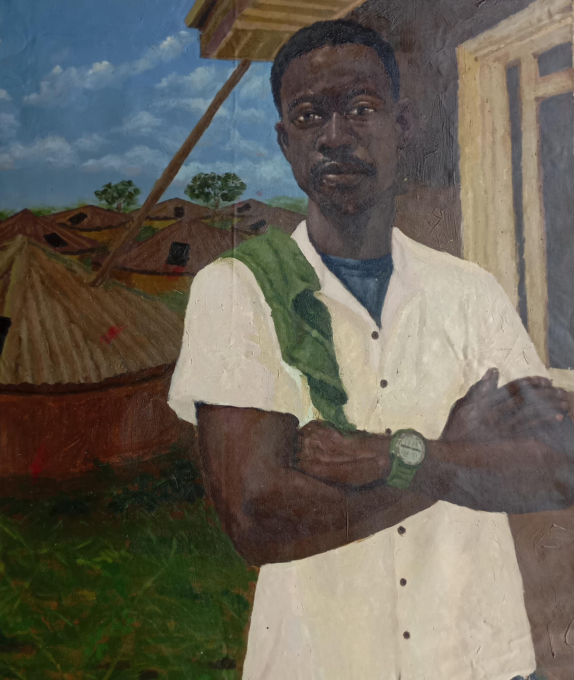 Procedura di spedizione
Spedito in un tubo ben protetto dalla Nigeria
Quest'opera è unica, non è una stampa o un altro tipo di copia.
Accompagnato da un Certificato di Autenticità (Rilasciato da The Galley)

Informazioni sull'artista
Olamilekan
