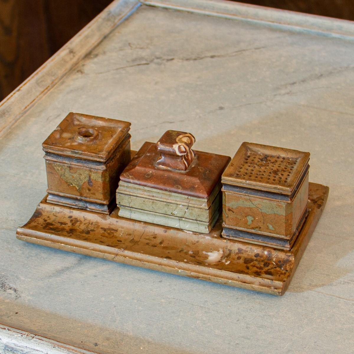 Öland Marble Writing Desk Set 3