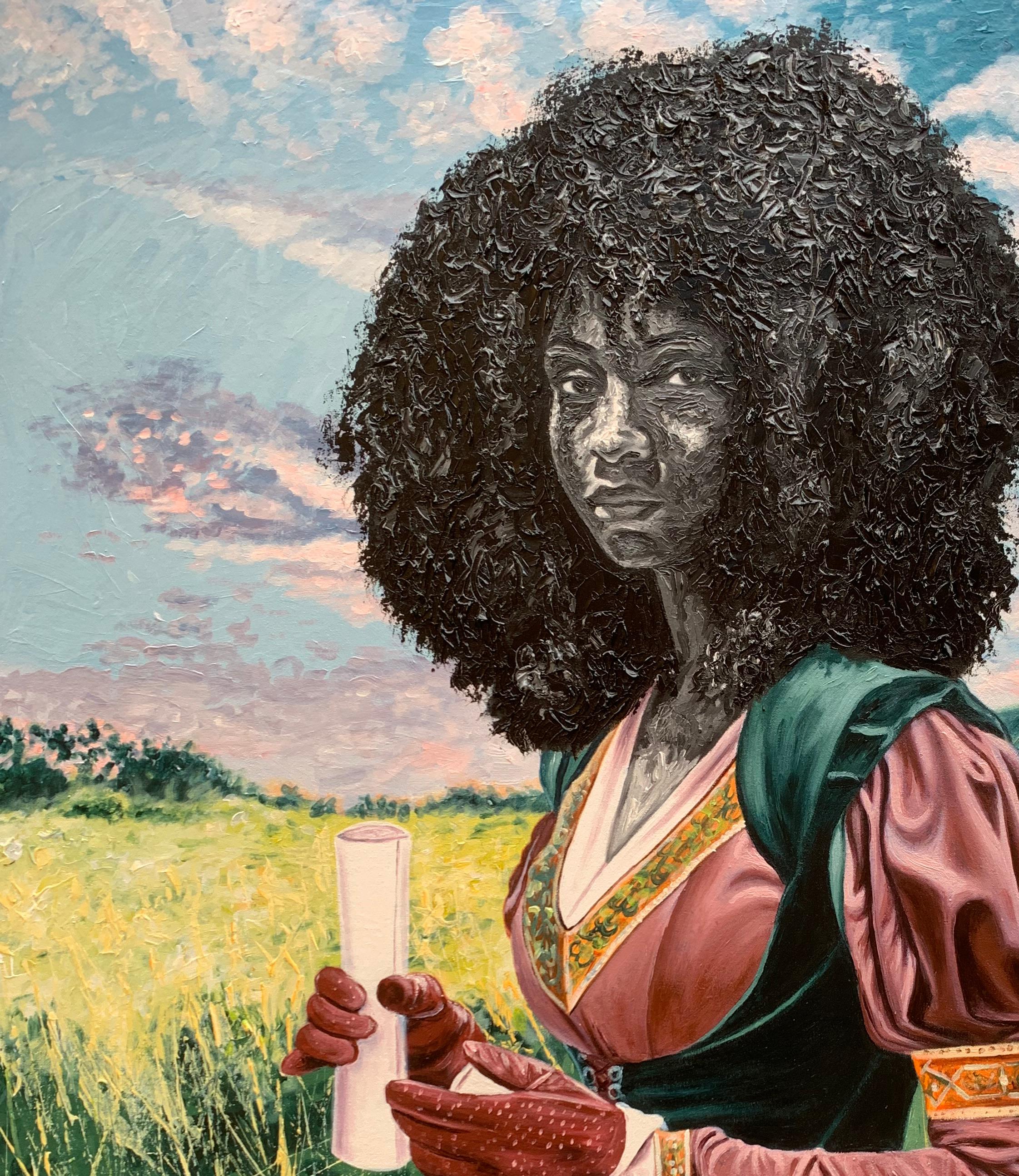 Ode to Self - Painting by Olaniyi Omotayo
