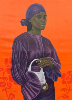 Su Inocencia - Siglo XXI Contemporáneo, Figurativo, Retrato, Mujer, Moderno
