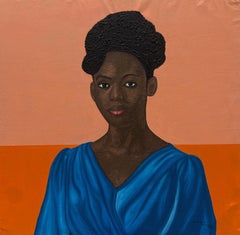 Unbroken Poise -21st Century Contemporary, Figurative, Portrait, Modern, Women