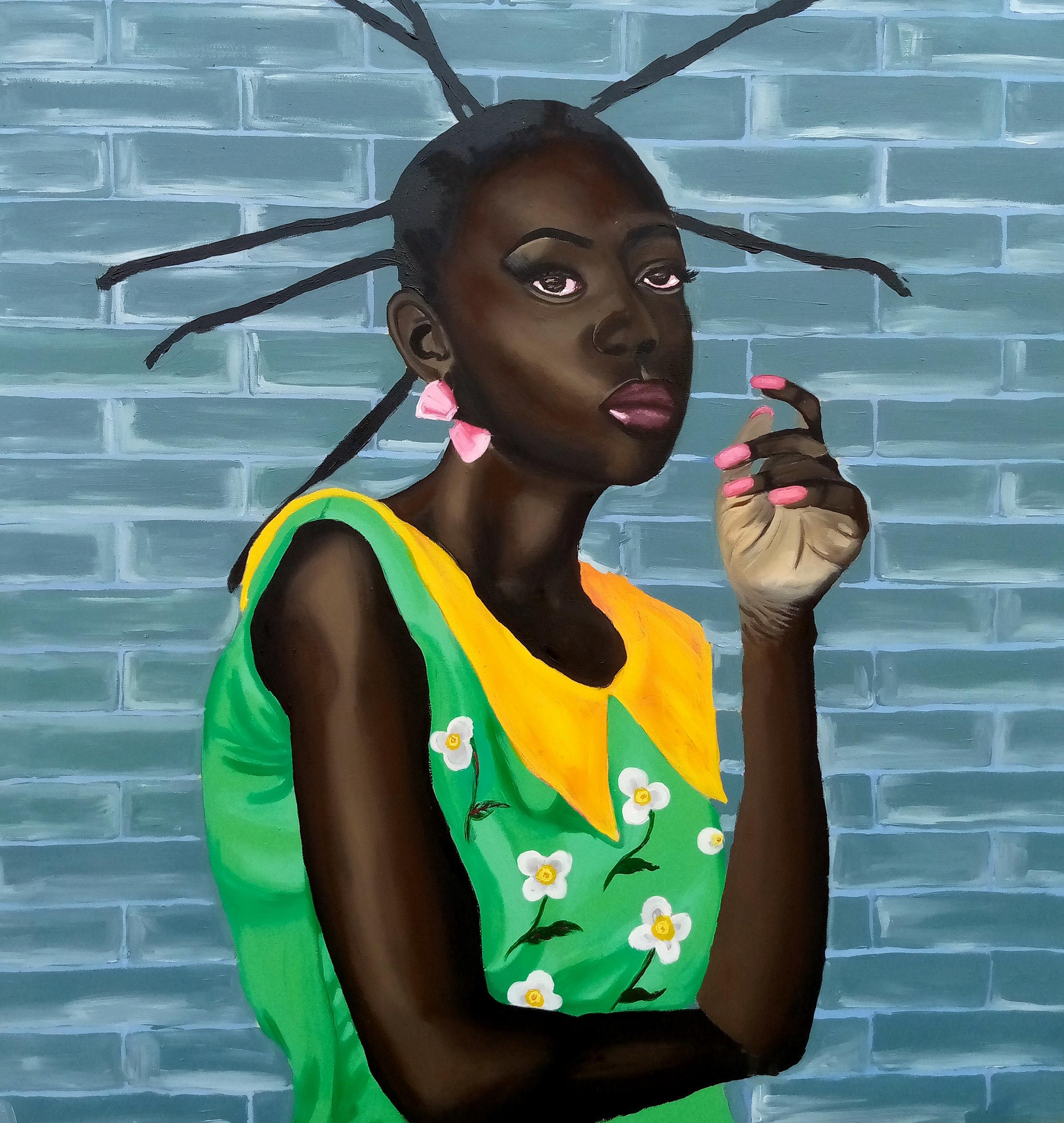 Olaosun Oluwapelumi Figurative Painting - Beauty Within