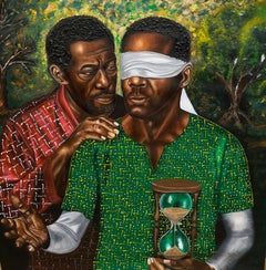 Blind to the Hour - 21st Century, Contemporary, Figurative Portrait, Women, Time