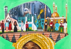 Custodian of Nation's Pulse -21st Century, Contemporary Figurative, Modern Woman