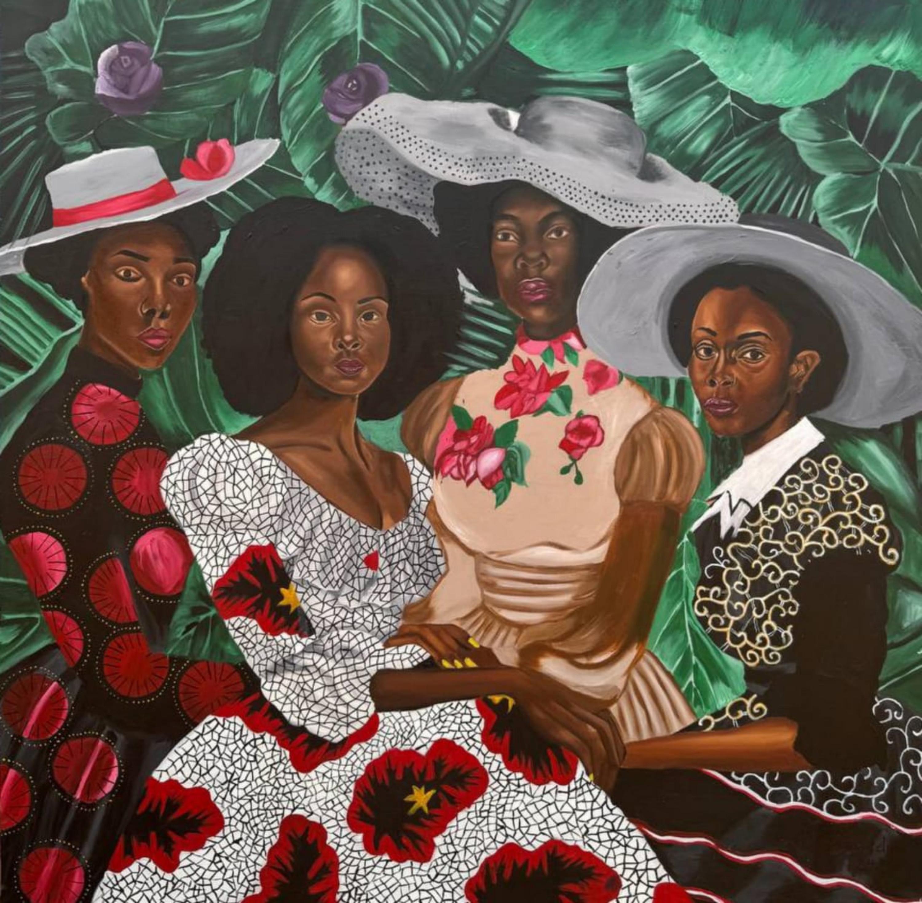 Portrait Painting de Olaosun Oluwapelumi - Sentirse compañero
