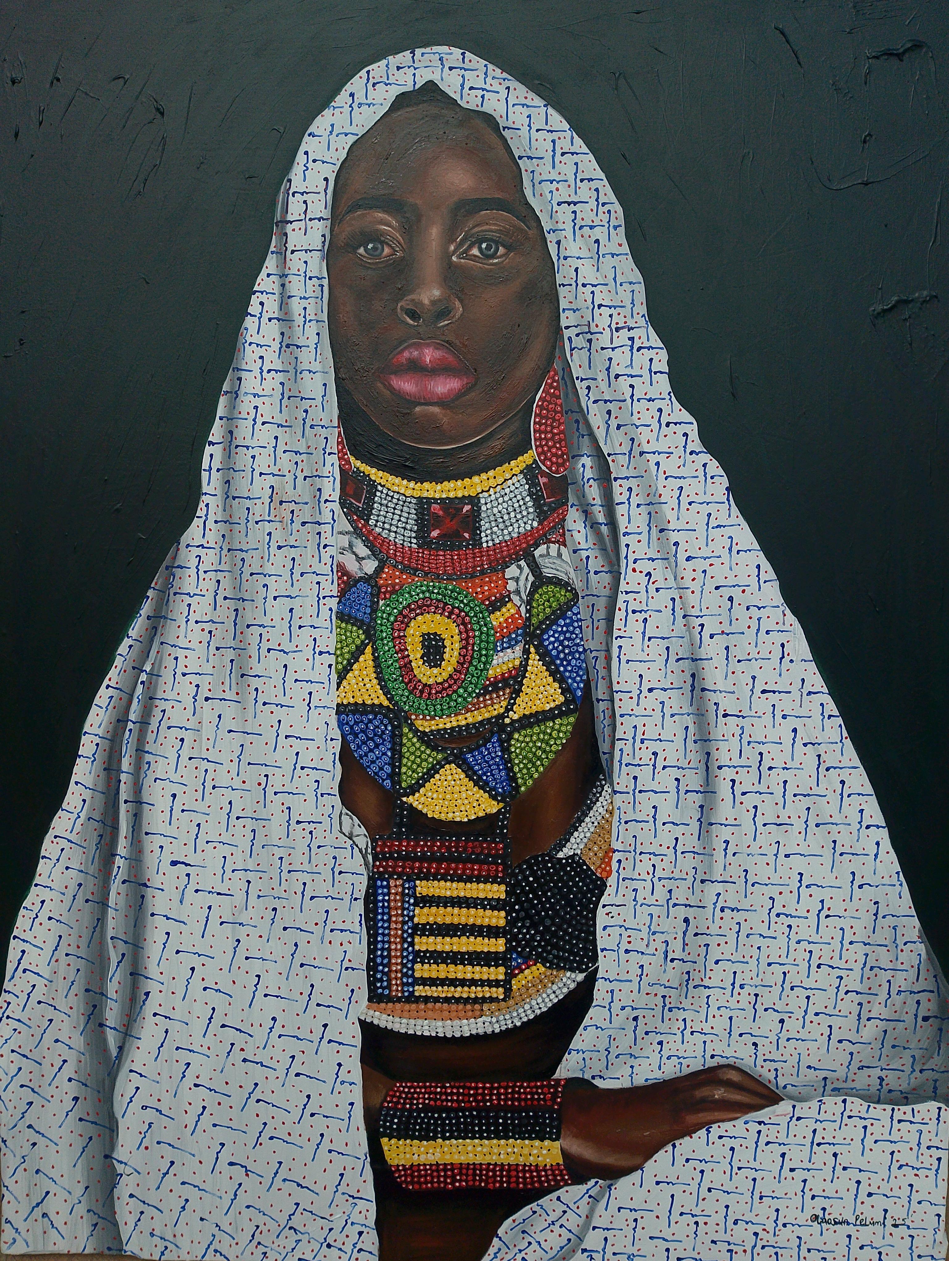 Genesis 2 -21. Jahrhundert, Zeitgenössisch, Figuratives Porträt, Kultur Afrika Frauen