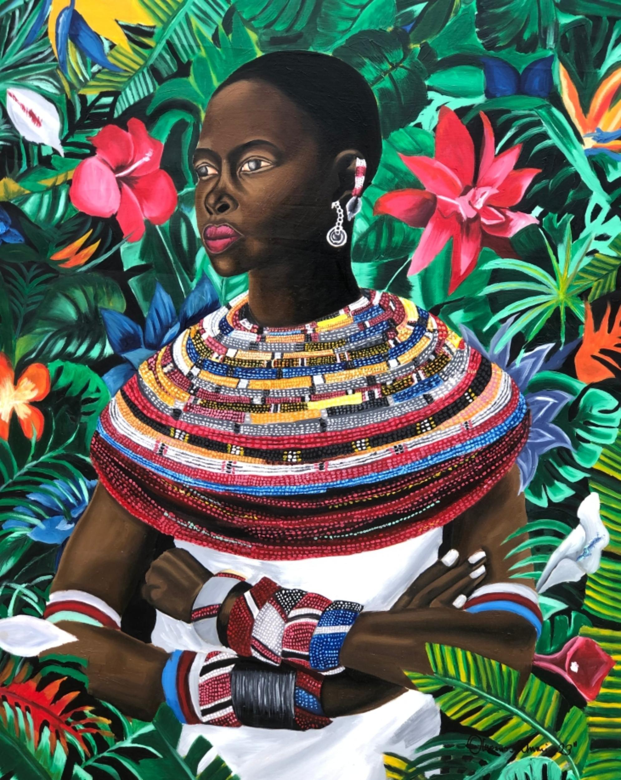 Olaosun Oluwapelumi Portrait Painting – Genesis