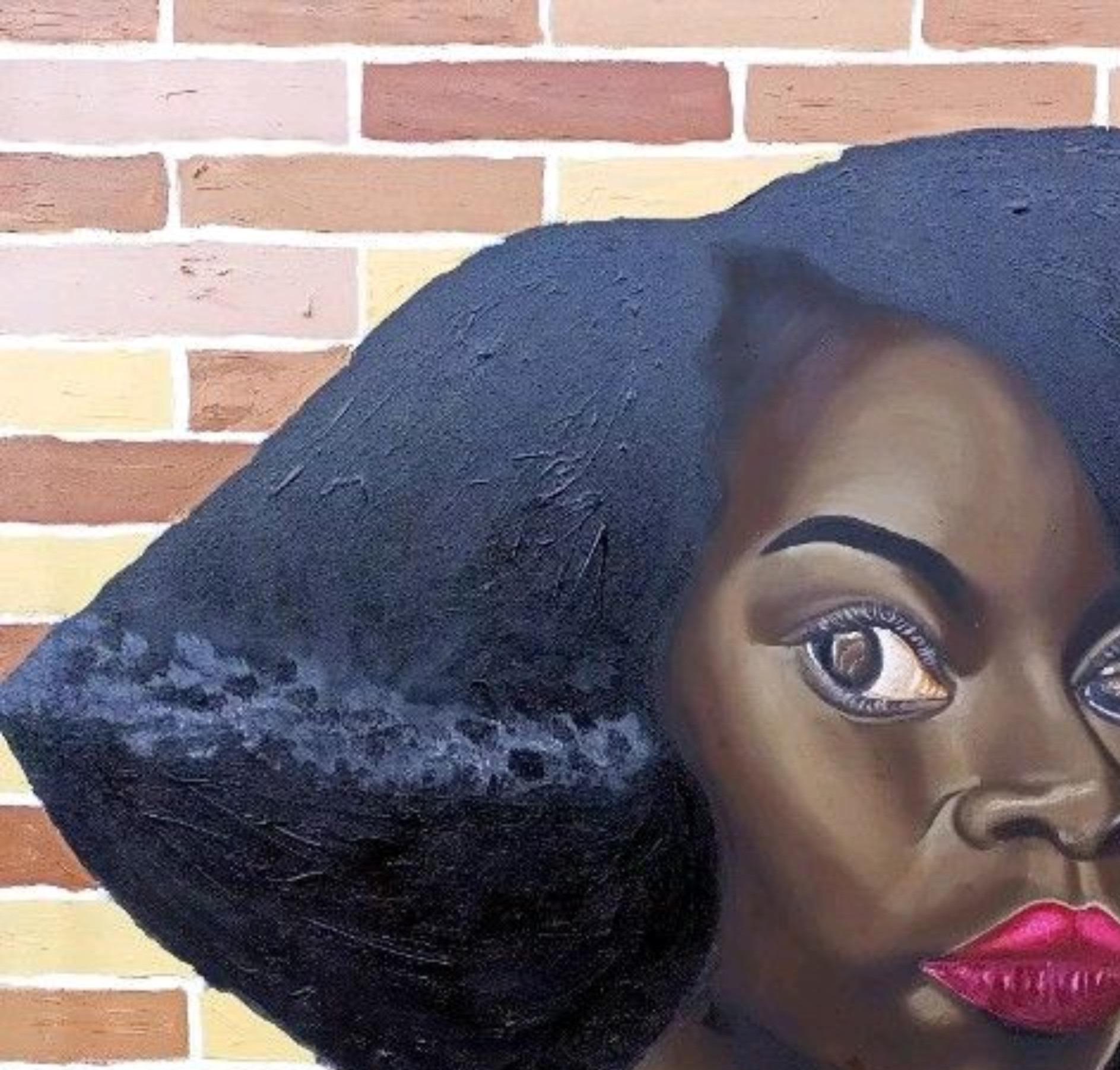 Look At My Hair, This is Who I Am - Painting by Olaosun Oluwapelumi