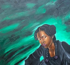 Resilient Spirit Mixed Media Painting in Realist Style, Unframed