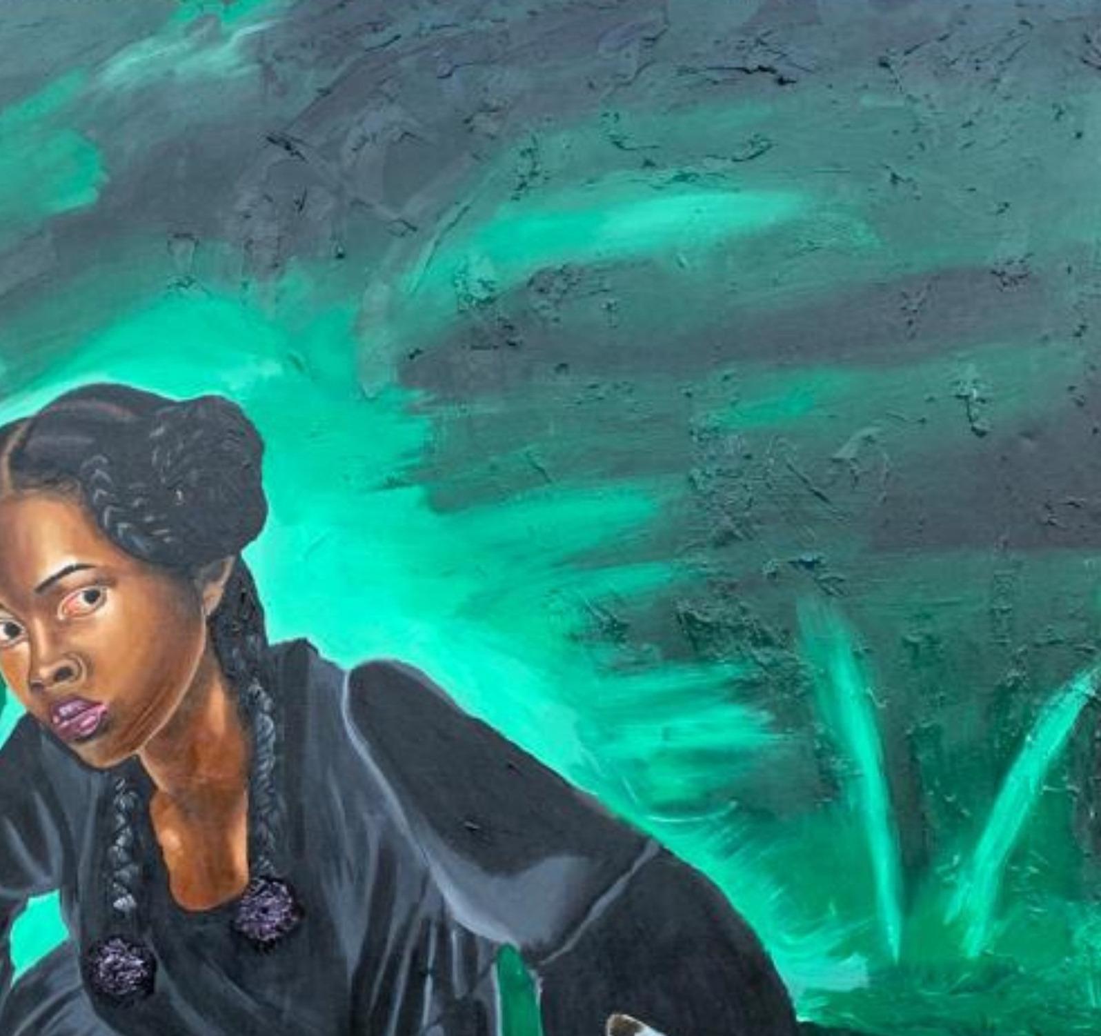 Espíritu resistente - Painting Realista de Olaosun Oluwapelumi