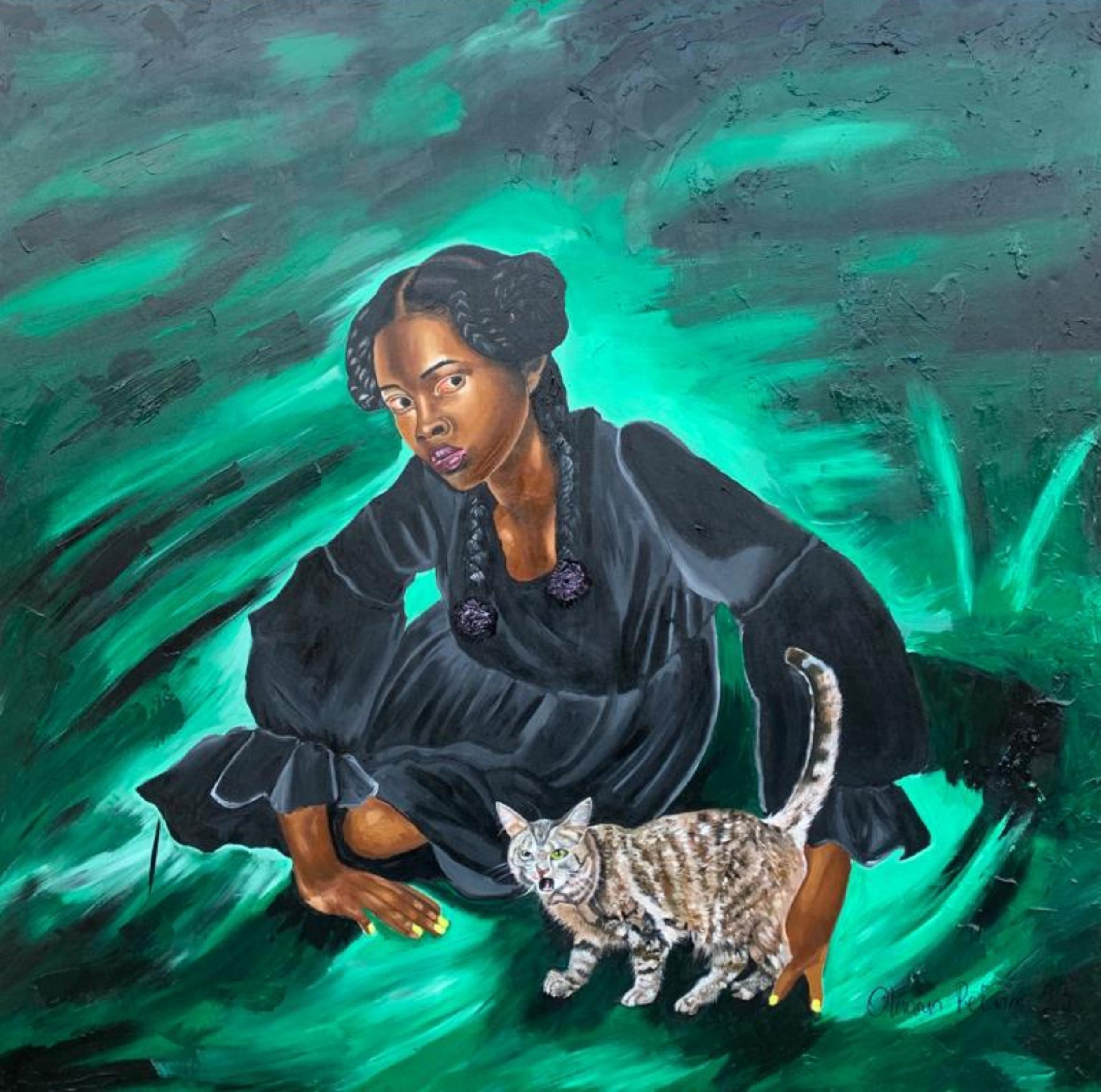 Olaosun Oluwapelumi Portrait Painting - Resilient Spirit