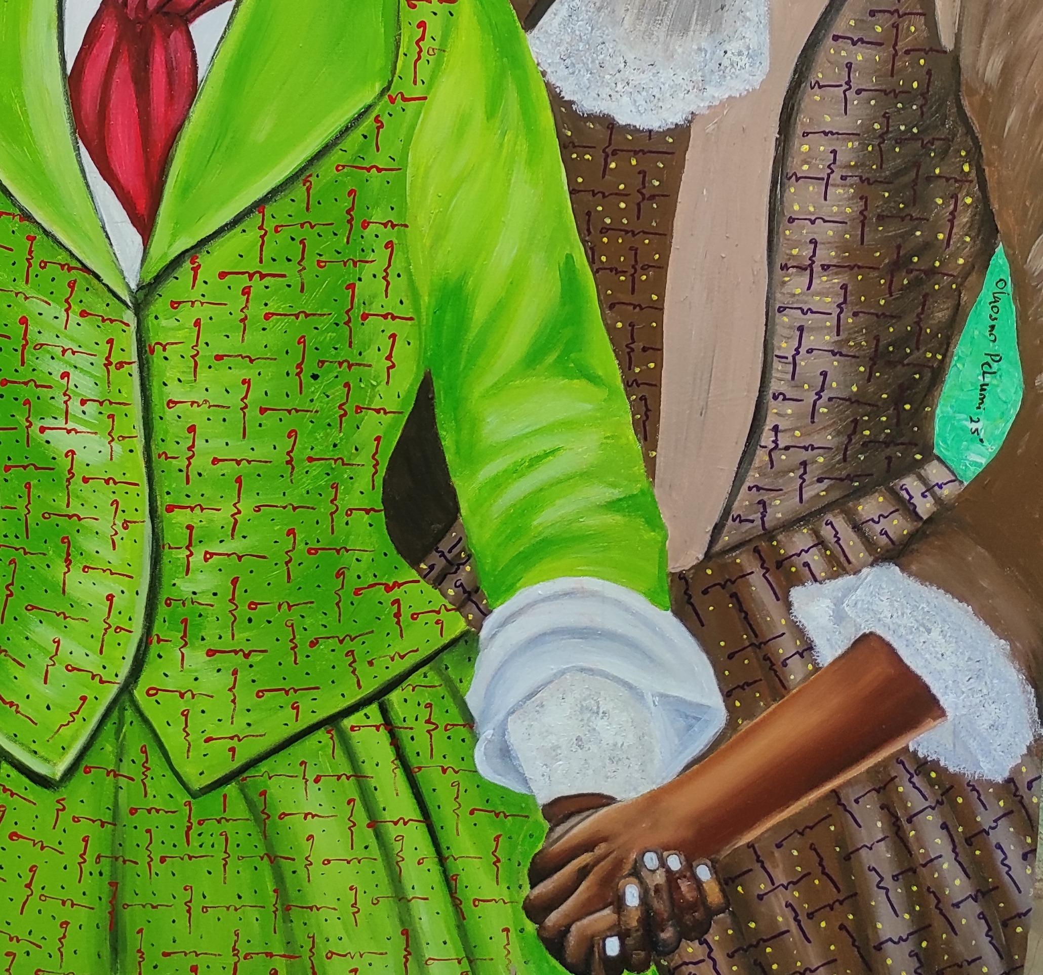 Unité - 21e siècle, Contemporain, Portrait figuratif, Femmes, Ensemble, Amour en vente 1