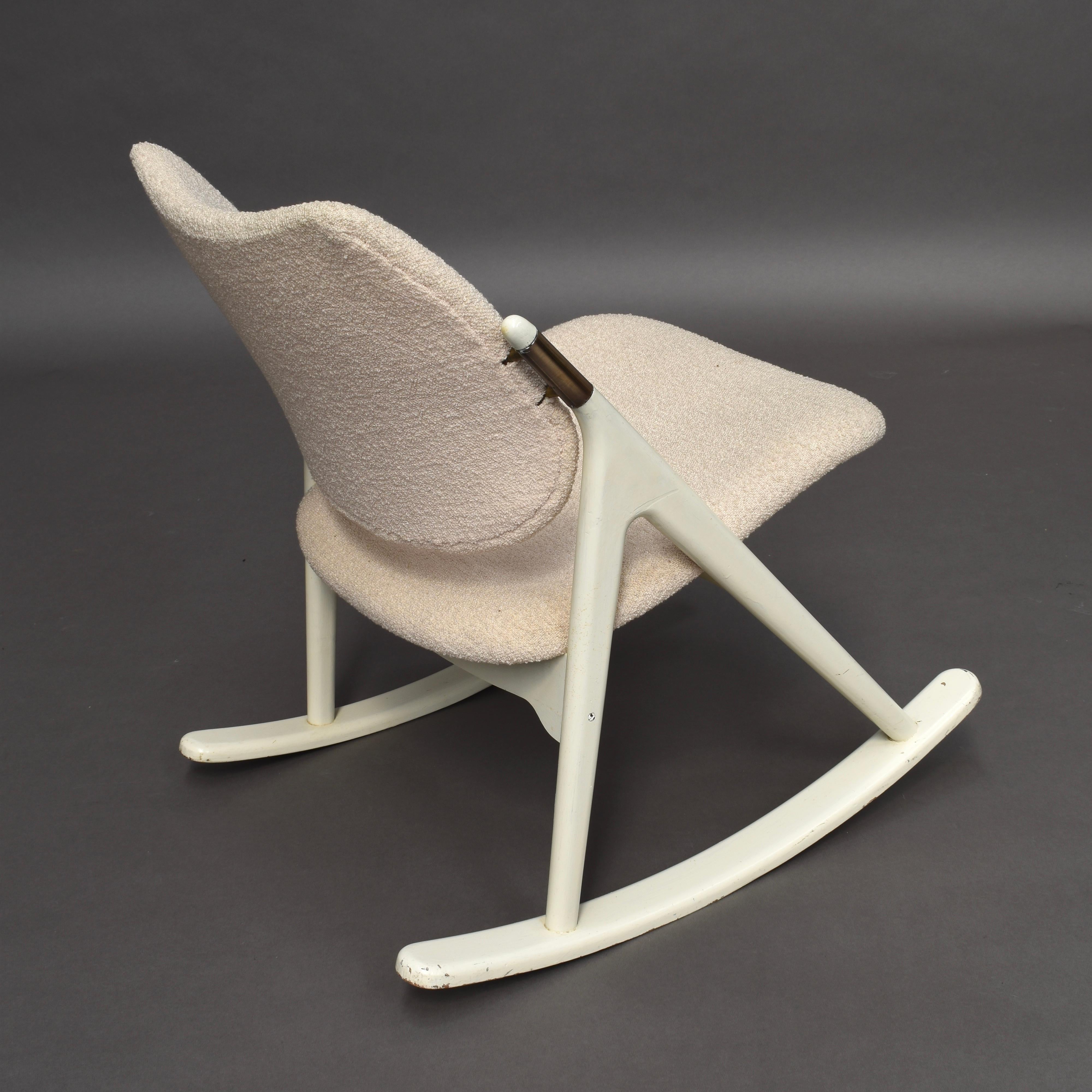 Olav Haug Rocking Chair by Elverum Møbel, Norway, circa 1950 For Sale 6